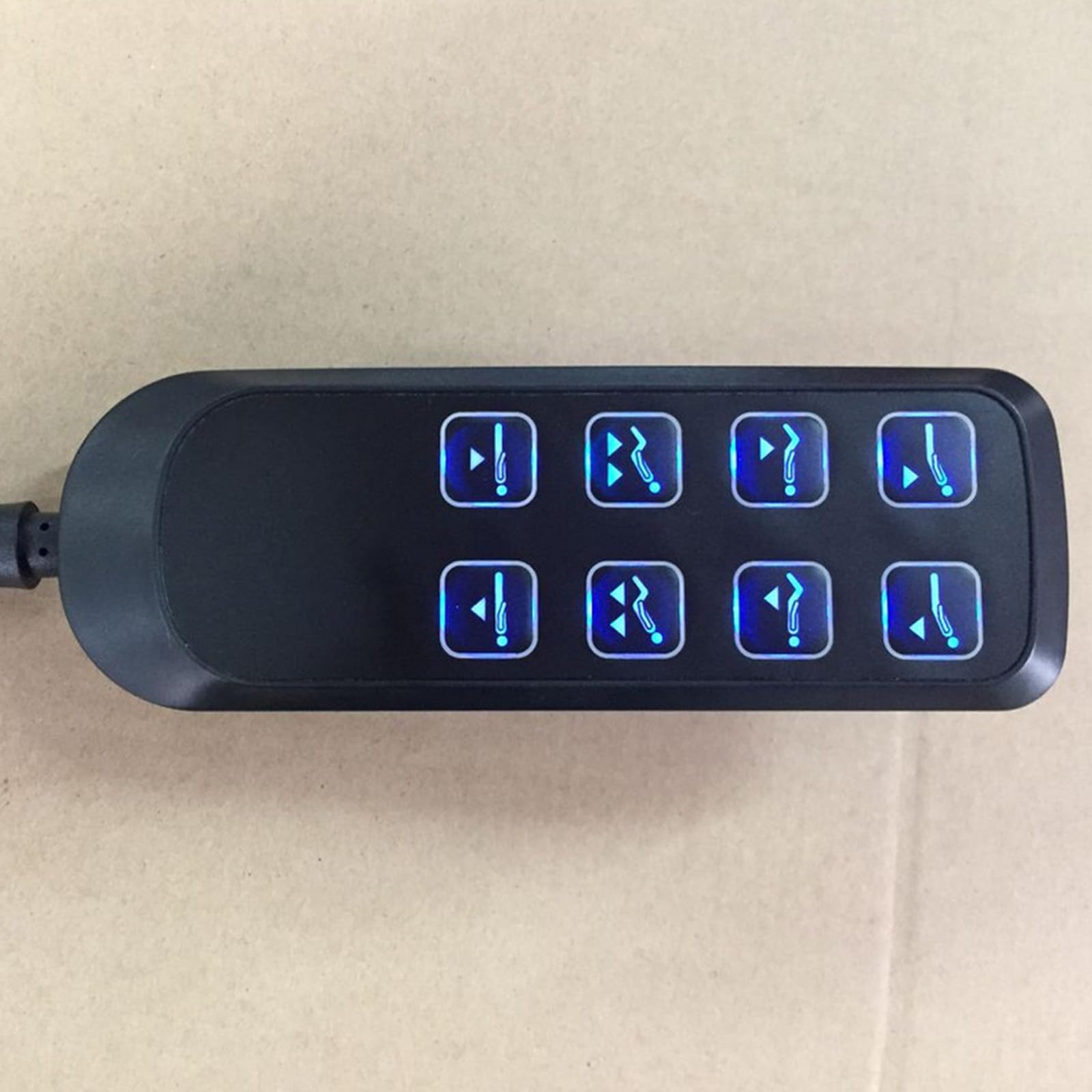 Controlador de cama elevadora de 8 pines, repuesto eléctrico, mesa de operaciones, manual de usuario, botón de control remoto, placa elevadora, mando a distancia, barra de presión eléctrica