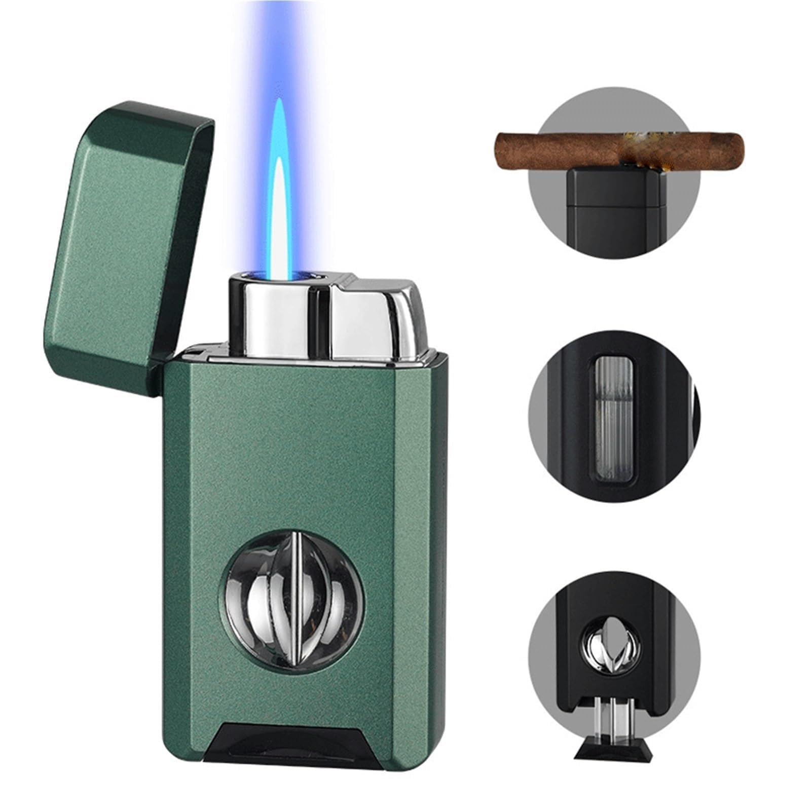 hi-yan⭐︎ Amazon.com: AYNSIX Multifunctional Metal Flip Butane Torch Lighter