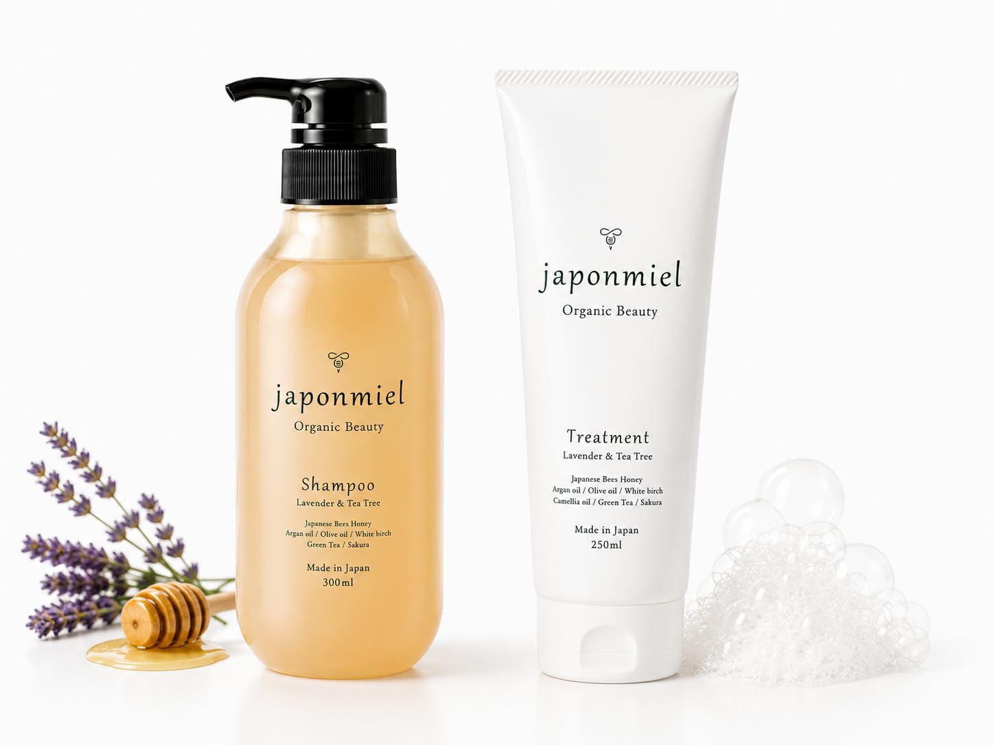 Amazon | japonmielオーガニックはちみつシャンプー＆トリートメント