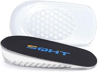 SQHT's Height Increase Insoles, Shoes Lifts, Heel Lift Inserts for Leg Length Discrepancies (Small