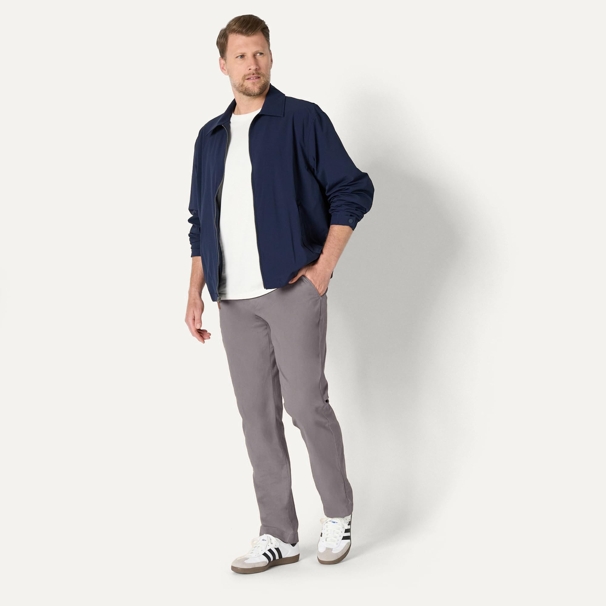 Amazon Essentials Athletic-fit Casual Stretch Khaki Pant - Spodnie Mężczyźni