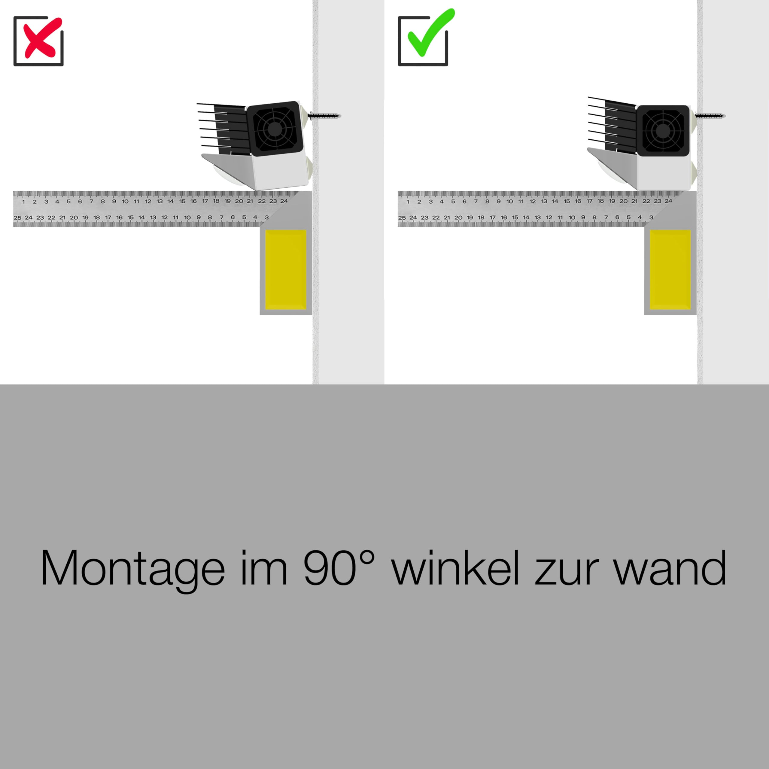 EKRAN Jalousie Luftreiniger: Schnelle Desinfektion mit Ventilator für Räume bis 45m² (25 FAN UV-C)