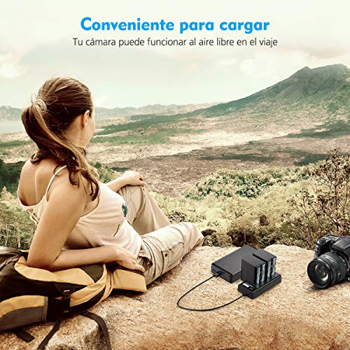 Powerextra 2 Baterías Reemplazo NP-F970 NP-F960 NP-F930 NP-F950 Cámara con Cargador 8800mAh DCR-VX2100 DSR-PD150 DSR-PD170 FDR-AX1 HDR-AX2000 HDR-FX1 HDR-FX7 HDR-FX1000 HVL-LBPB