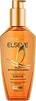 L'Oréal Paris Elseve Óleo Extraordinário Finalizador Capilar, Nutrição Profunda com 6 Óleos Preciosos, Anti-Frizz, Proteção Térmica até 230°C, Brilho Intenso para Todos os Tipos de Cabelo, 100ml
