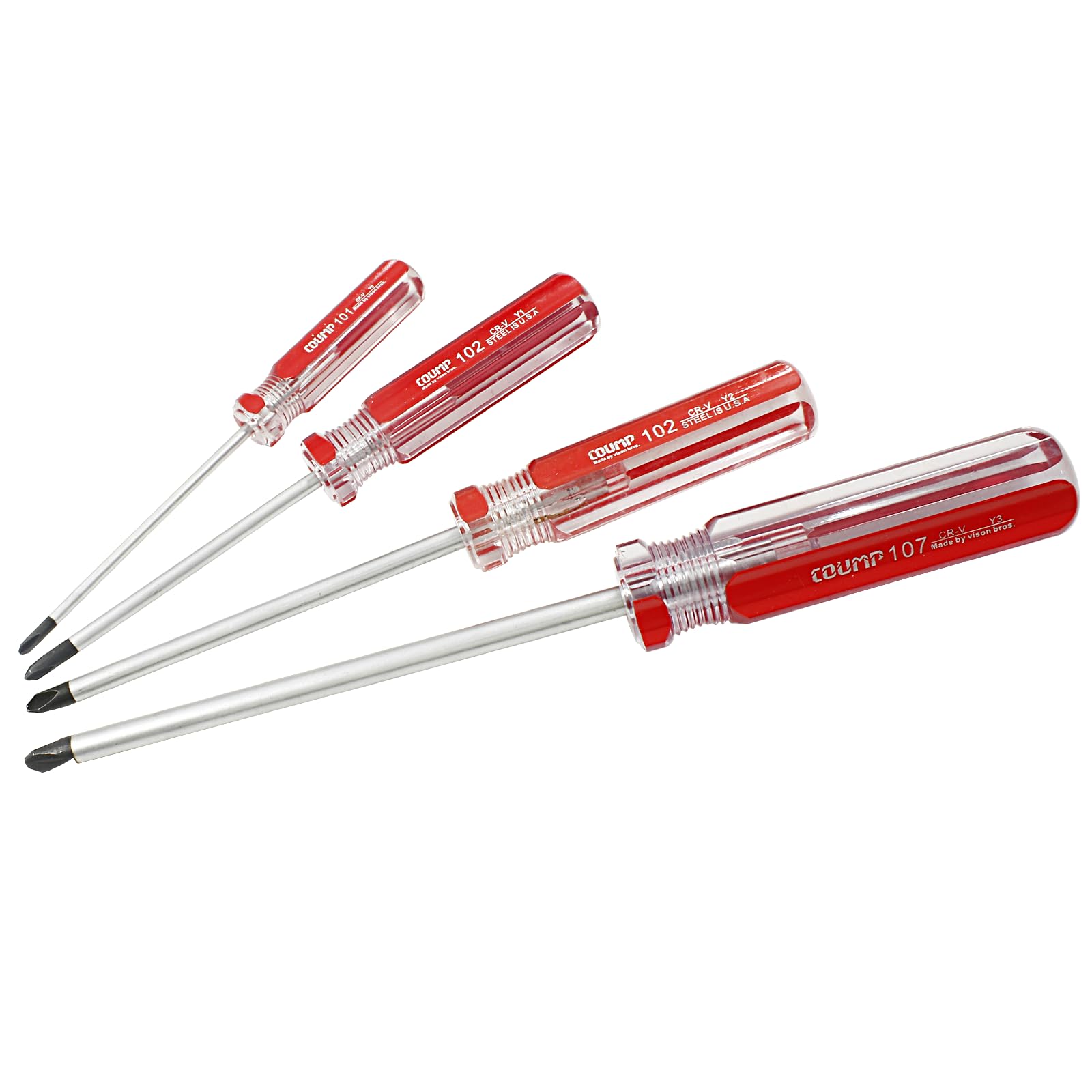 Amazon | Kyuionty トライウィングドライバー4点セット 4サイズ 3mm