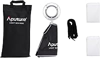 Vista 5 de Aputure Light Box 4545 - Caja de luz cuadrada, 45 cm45 cm, montaje Bowens estándar para Amaran 60x60d100d200d100x200x