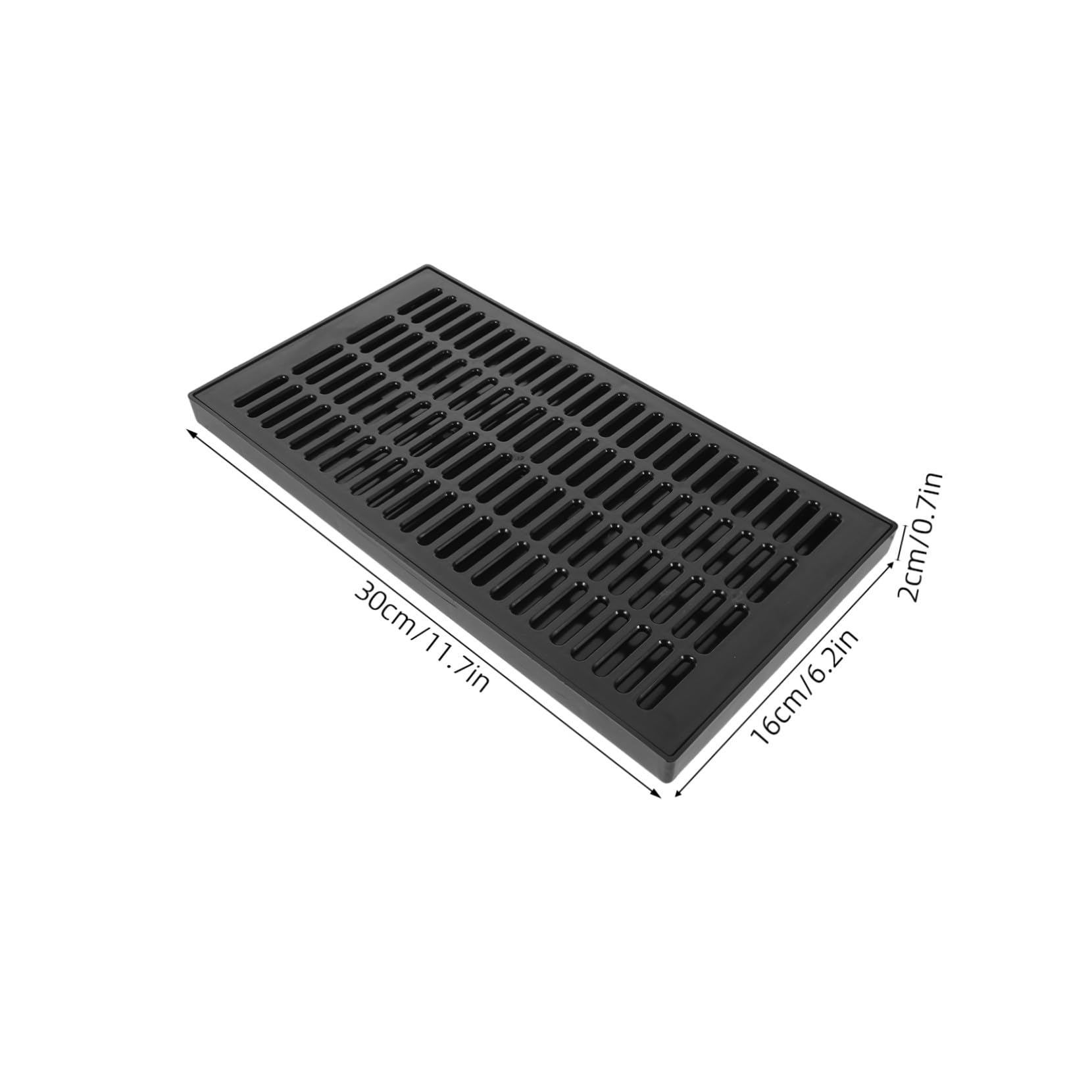 BESTYASH Bandeja Rectangular de Plástico para Barriles y Dispensadores de Bebidas Recogegotas Extraíble Resistente y Fácil de Limpiar Accesorio para Bares y Eventos