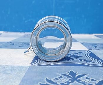 文明堂　カンカンベア　カウンターサイズ　珍色　青色　昭和レトロ 青いガラス器 ブルー 昭和モダン 1枚〜