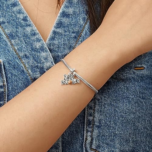 Image of GNOCE Halloween Charm Bracelet Fit Pandora Beads for Women Gift