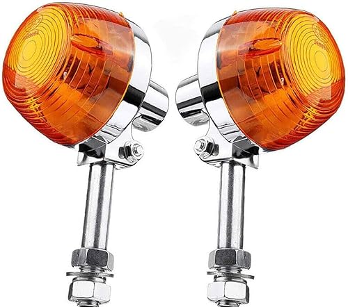 Miniatura 2 de 2 unids luz intermitente indicador ámbar lámpara apto para Honda XL100 C70 CT70 CT90 CB350 CM400