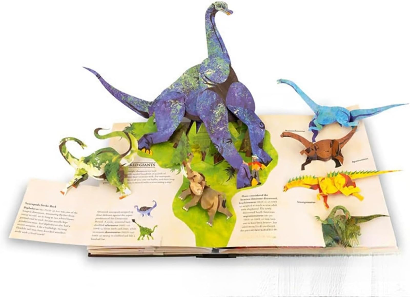 Générique Enciclopedia dei Dinosauri Preistorici 3D per Bambini – Libro Pop-up interattivo con Fatti Divertenti, Illustrazioni realistiche, Regalo educativo
