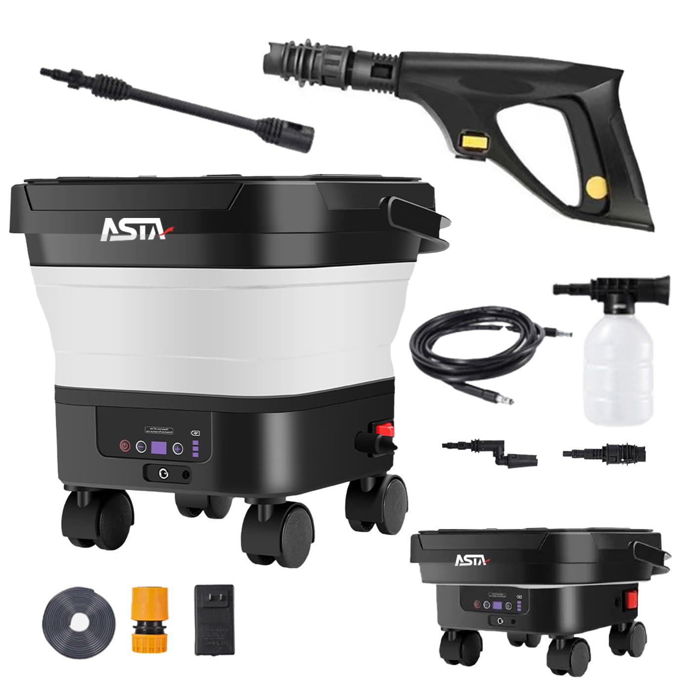 Amazon | ASTA けるひやー 高圧洗浄機 ハンディ コードレス 充電