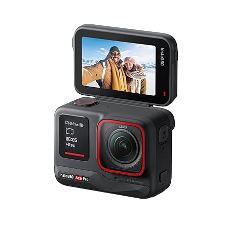 insta360 Ace Pro - 48 Mp Waterproof Digital Action Camera Co-Engineered with Leica, Flagship 1/1.3
