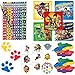 Paw Patrol Party Favor Pack For 24 Perfect to Fill Your Goodie Bags With Paw Pencils, Paw Erasers, Rubber Bracelets, Paw Patrol Stickers, Tattoos, and Exclusive Paw Birthday Pin By Another Dream