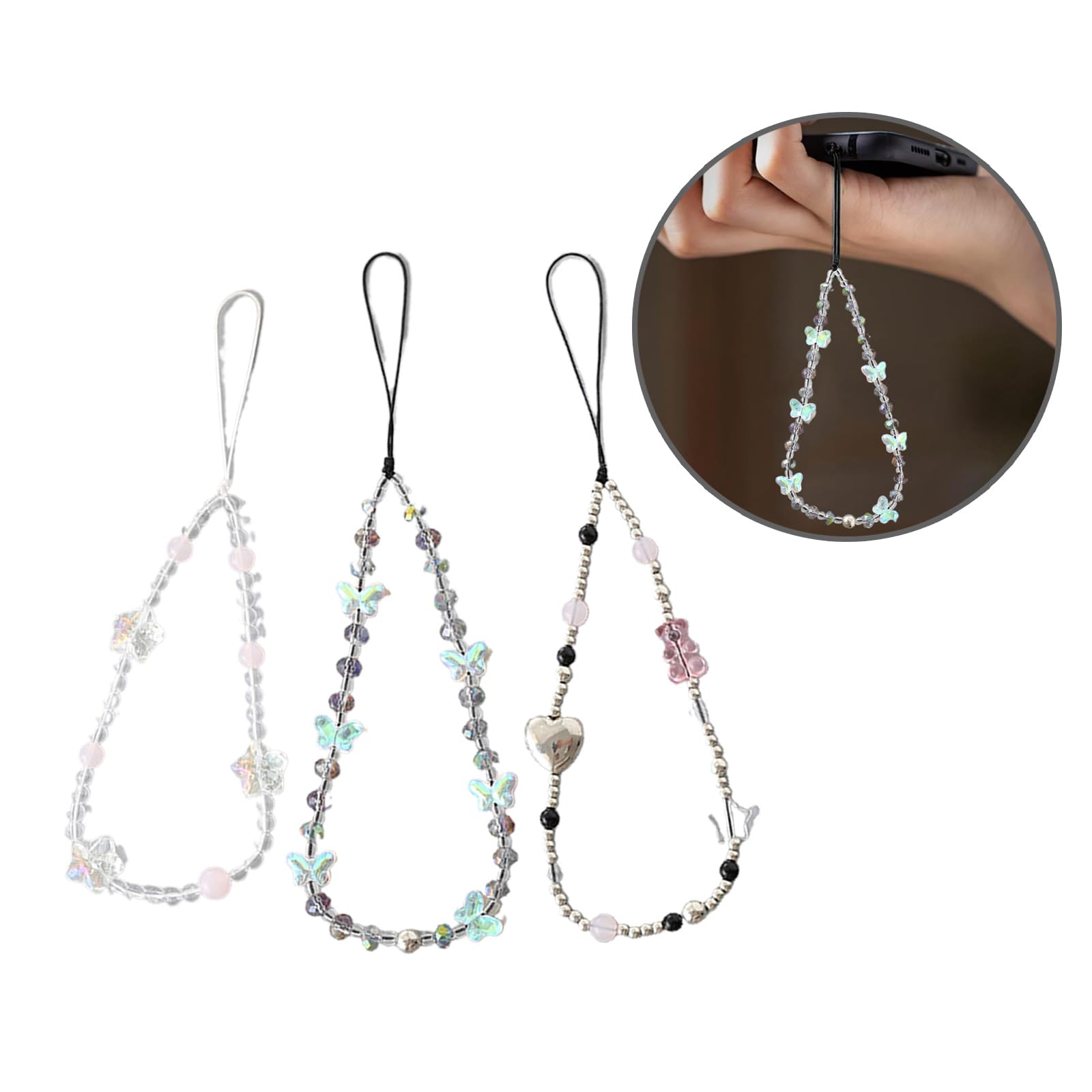 Phone Charm Strap Universal Cell Phone Strap Wrist Strap