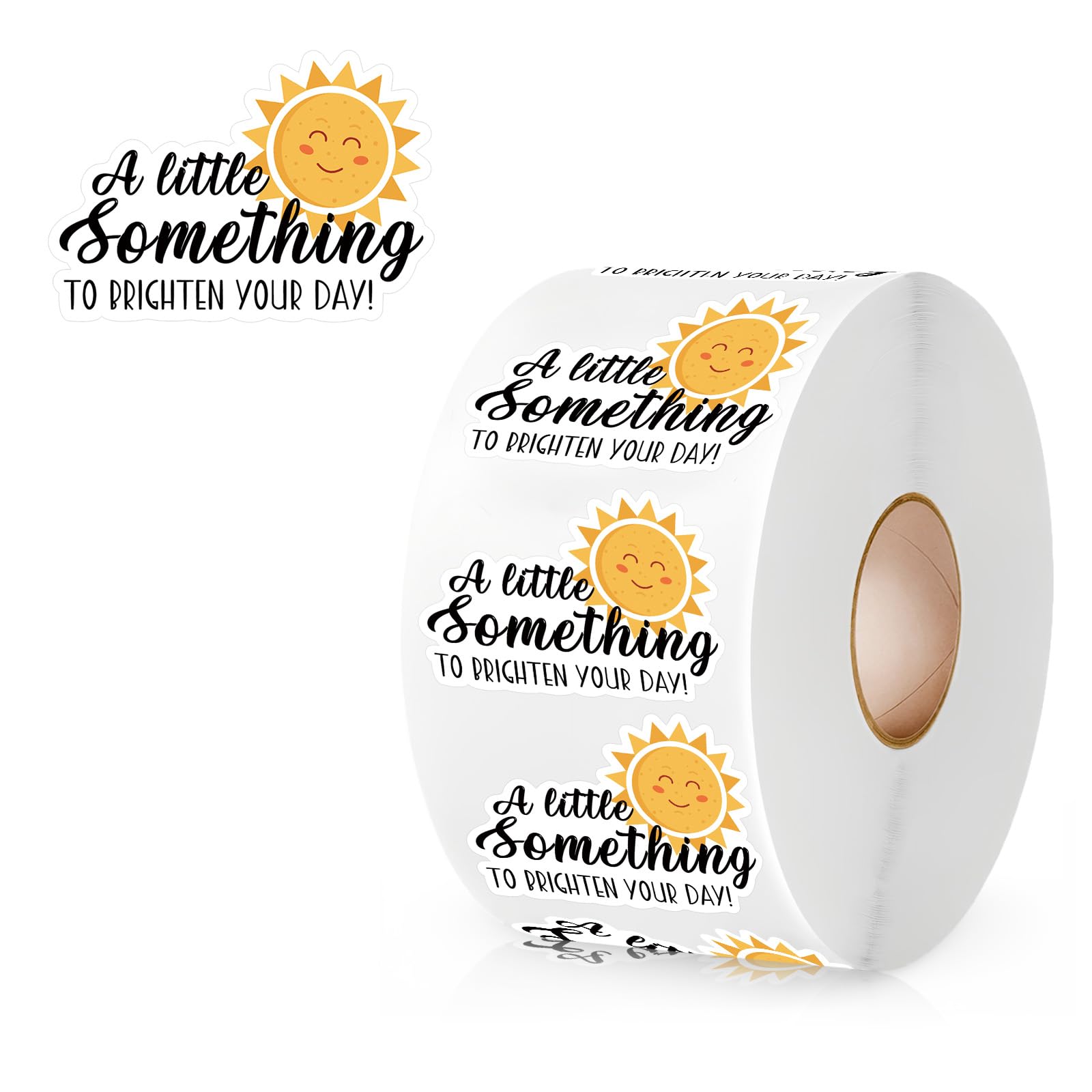 A Little Something to Brighten Your Day Cute Thank You Stickers, Small Business Online Retailers Bakeries Packaging Stickers, Christmas, Thanksgiving