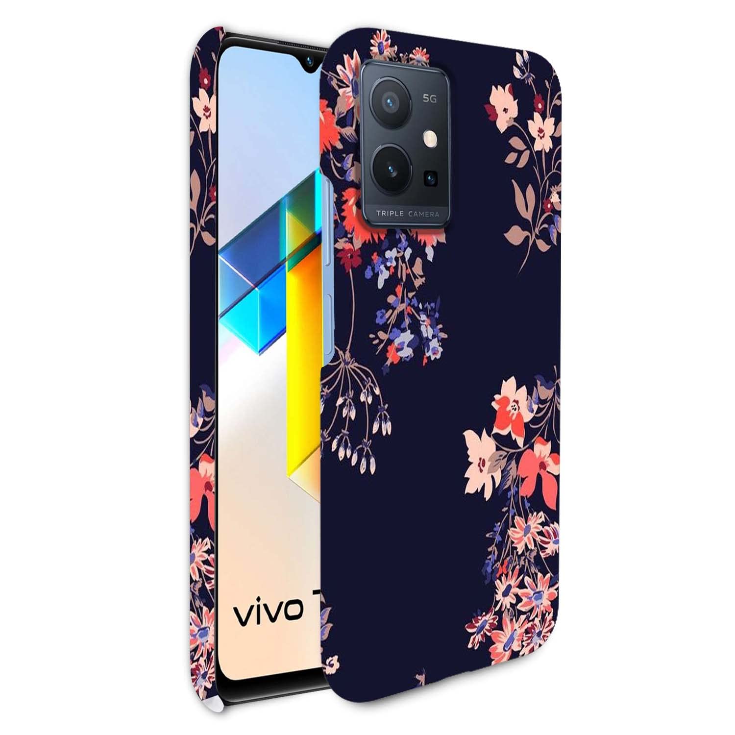 Pikkme Polycarbonate Flower Floral Designer Printed Hard Case Back Cover for Vivo T1 5G / Vivo Y75 5G / iQOO Z6 5G Vivo T1 5G / Vivo Y75 5G / iQOO Z6 5G for Girls (Pink, Blue) (B09Y497C45) Amazon Price History, Amazon Price Tracker