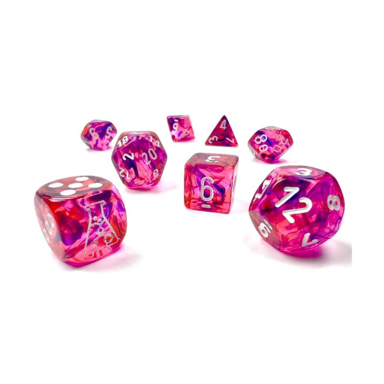 Amazon.com: Red Nebula Black Light Special Dice with White