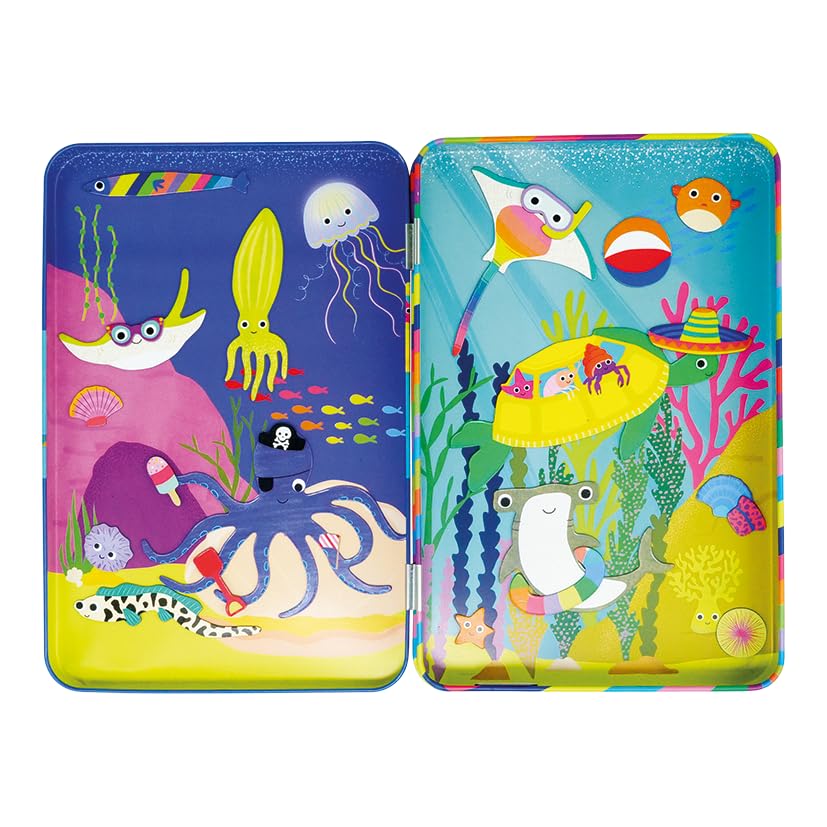 Floss & Rock Ocean Magnetic Playtime Tin Set