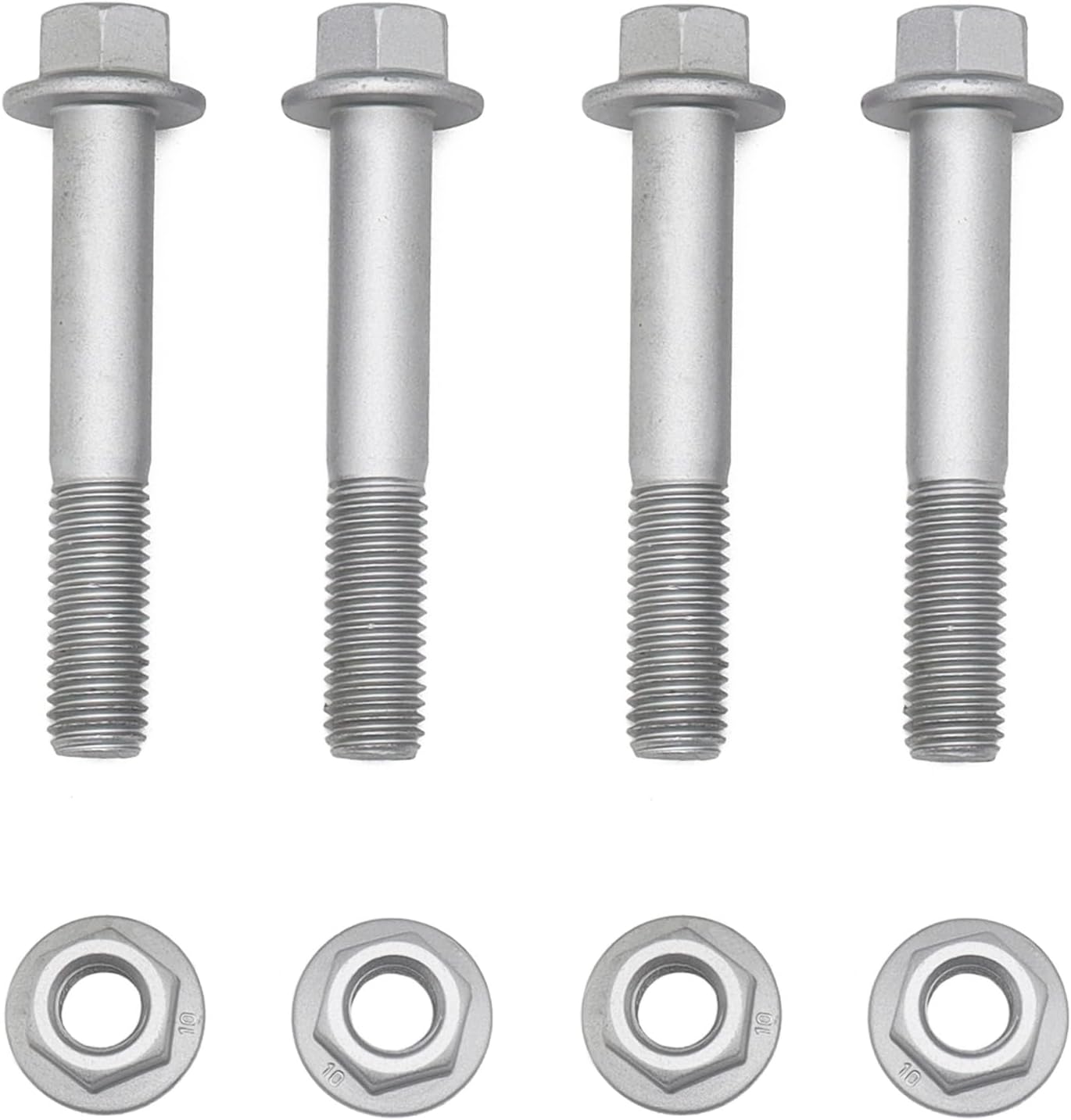 for 1997-2011 Dodge Dakota Rear Shock Bolt Kit, 4X Class 10.9 Hardened Upper + Lower Bolts & Nuts