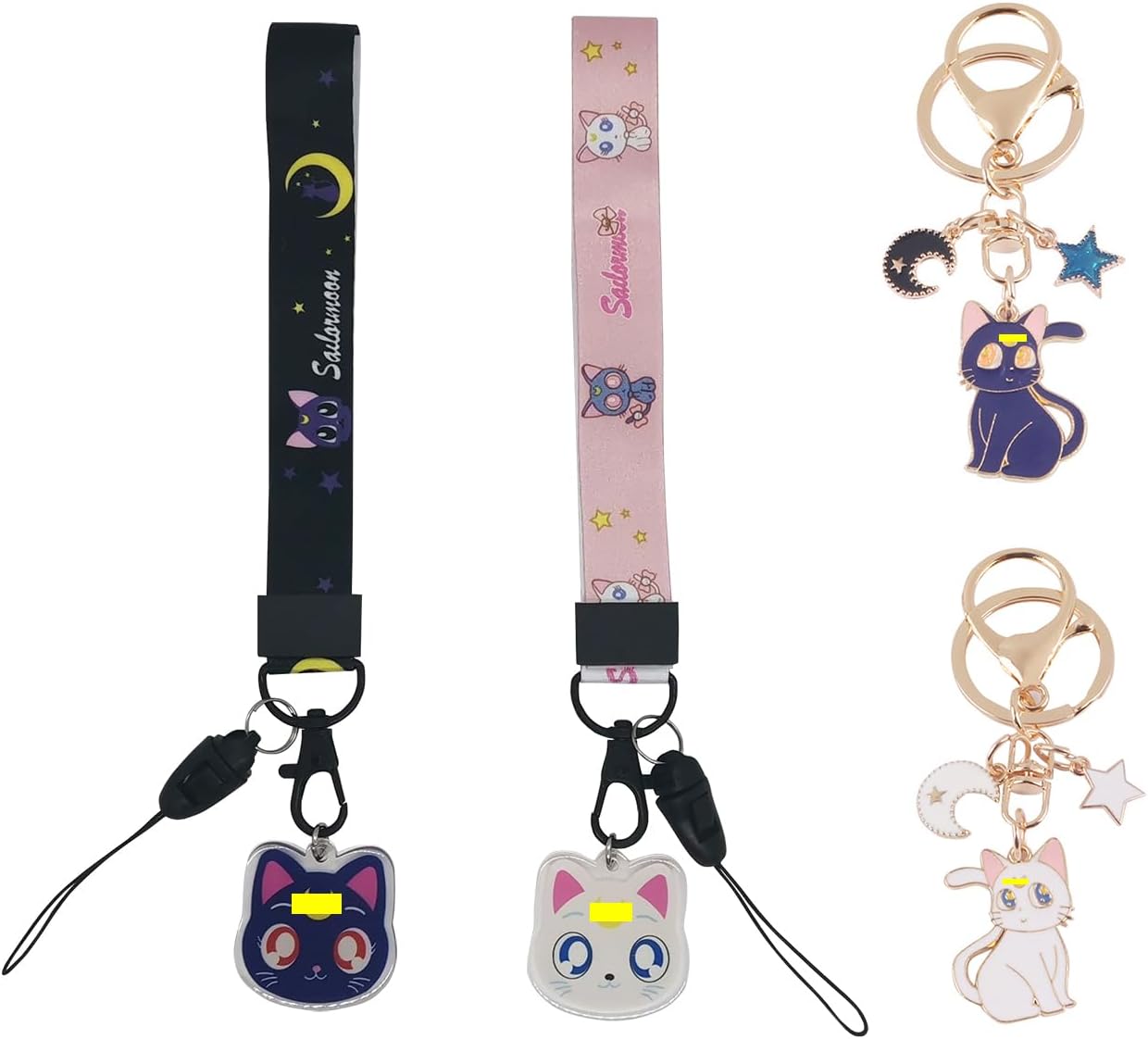 SMKTCute couples Gifts Anime Metal Enamel Charms Couples Keychain Anime Cat Keychains For Women Personalized Keychains For Couples Cat Keychains Funny Birthday Gifts Anime Keychain Cute Key chains Women