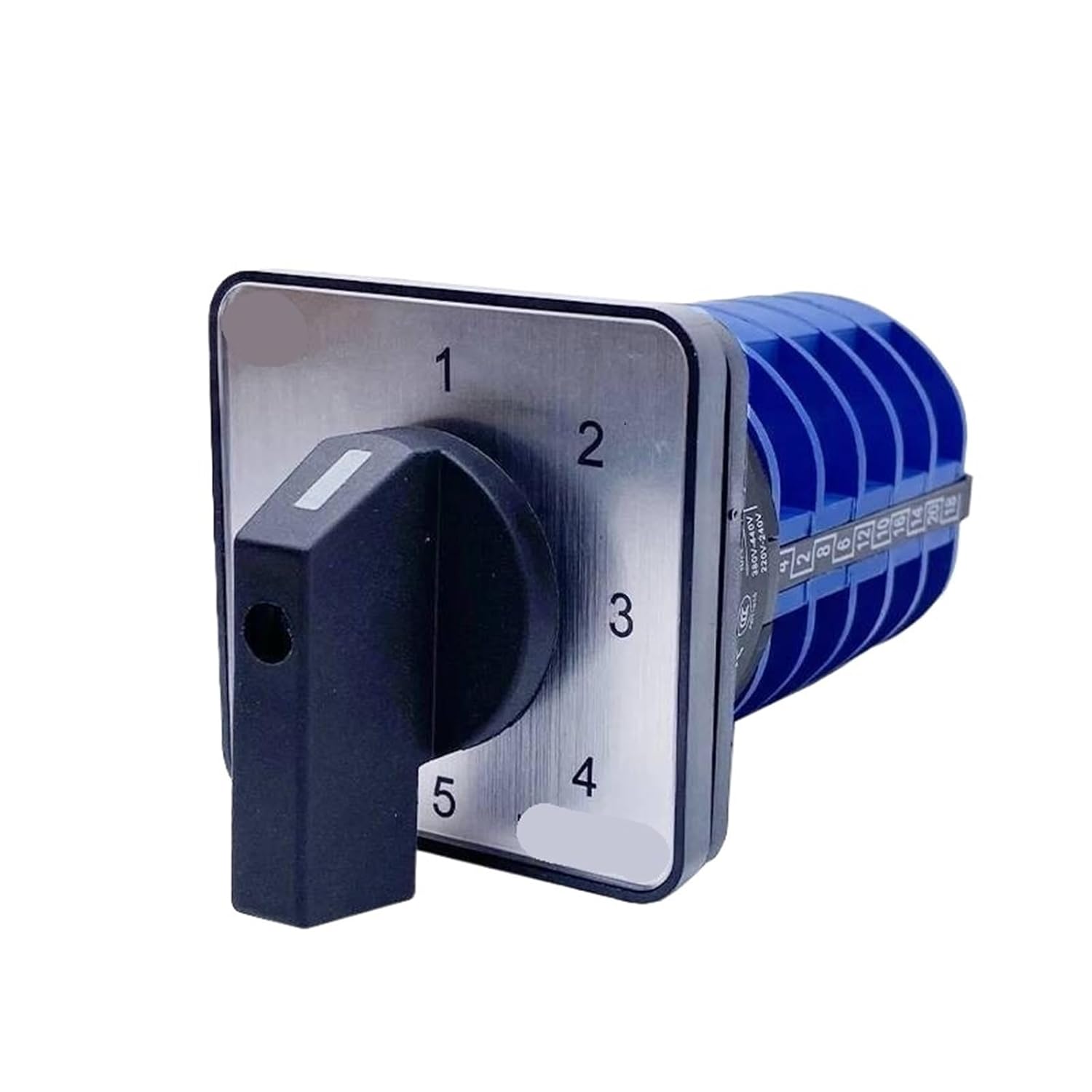 Rotary Cam Switch YMW26-32/5 Changeover Selector Silver Contact 32A 5 Poles Five Positions 1Pcs