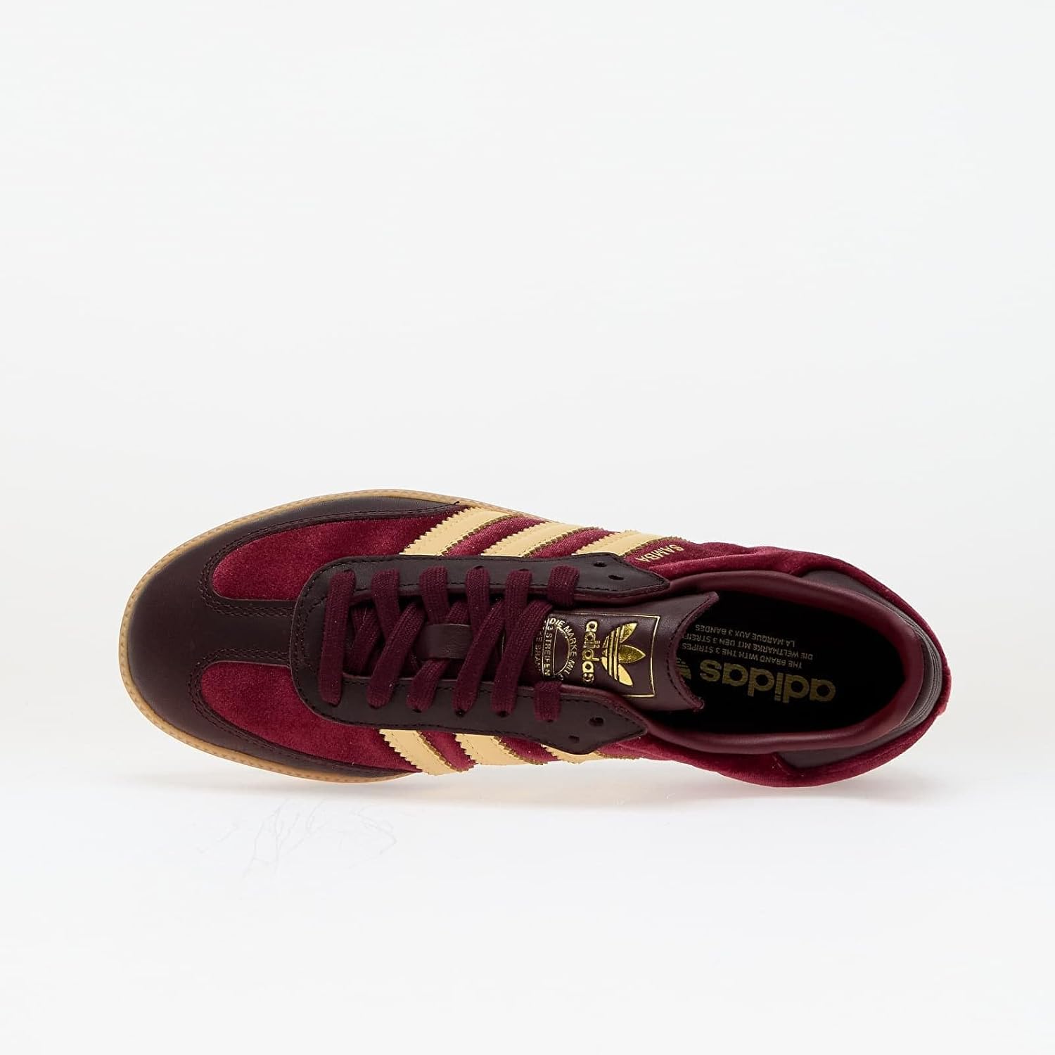 adidas Samba OG Women's Shoes, Shadow Red/Maroon/Gum, Size 7.5 - Image 2