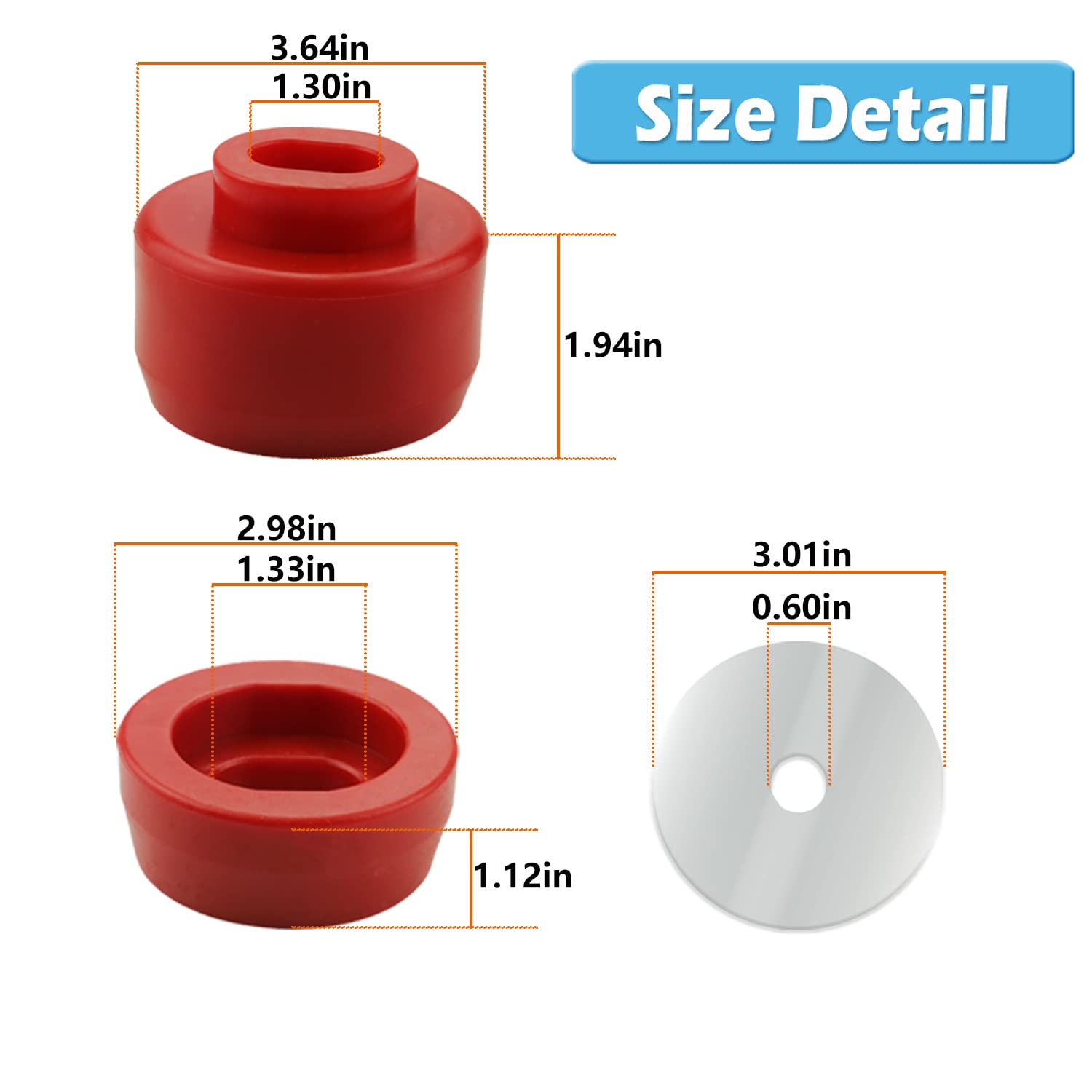 7-141 Prothane Body Mount Kit New For Chevy Chevrolet Silverado 1500 Truck NEW E - Foto 6