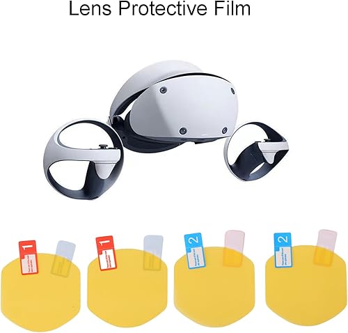 Miniatura 6 de Cubierta de película protectora de lente VR para gafas PS VR2 Película transparente anti-burbuja Bloqueo de luz azul VR Lente Accesorios de película