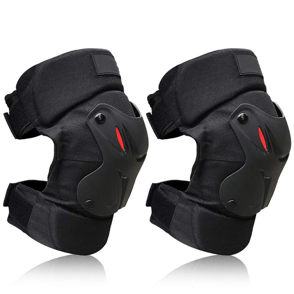 Protección de Rodilla, 1 par de Rodilleras, Diseño de Articulación Ergonómico Ajustable, Protectores de Rodilla para Motocicleta, Bicicleta, Monopatín