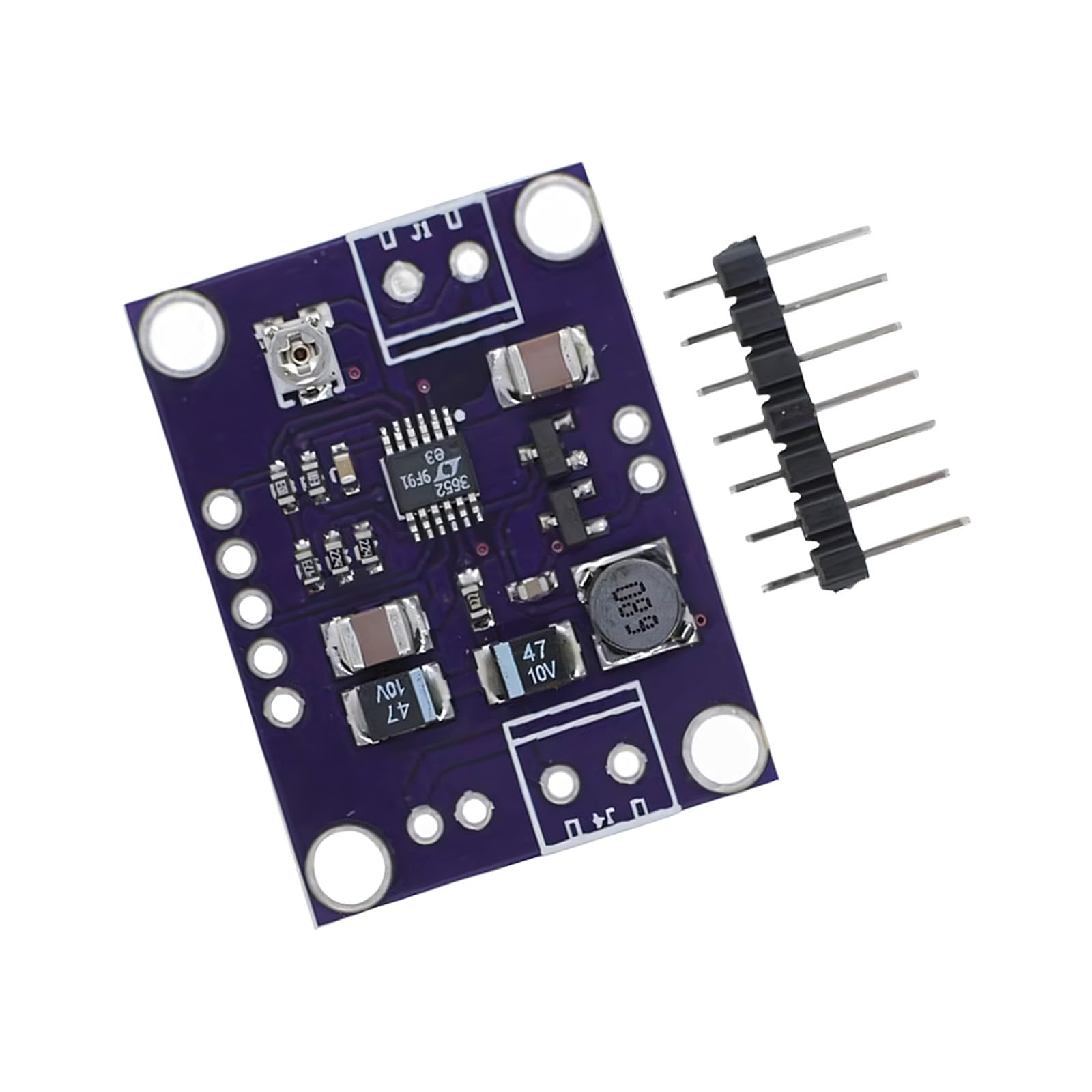 Yhplxyuus LT3652 High Efficiency 2A Solars Battery Chargers Module with Multiple Protections Features for Electronic Enthusiasts High Efficiency Solars Battery Device