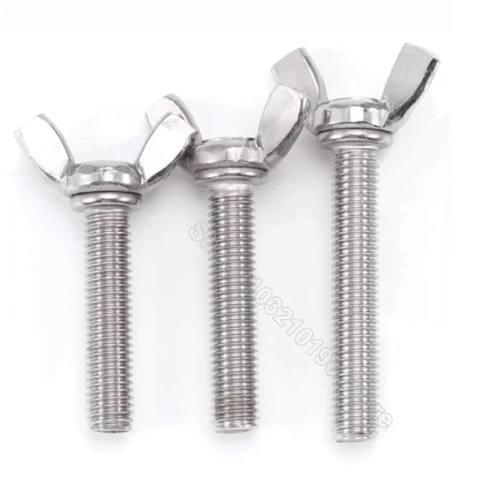 5–20 Stück M4 M5 M6 M8 M10 verzinkte Schmetterlingsschraube Flügelschraube Daumenflügelschraube Klaue Handfestschrauben(20Pcs,M6x30)