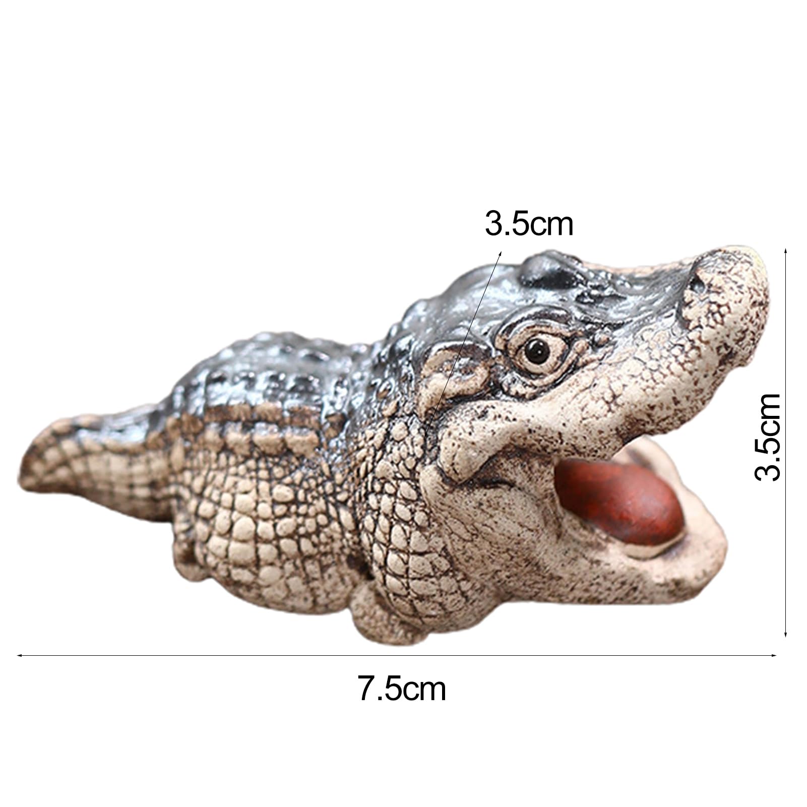 Amazon｜GRASARY ティーセットアクセサリー魅力的なワニペット像