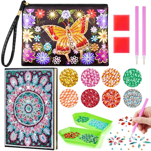 Regalo para niña de 6 a 12 años: kit de manualidades de pintura de diamante Enbagold