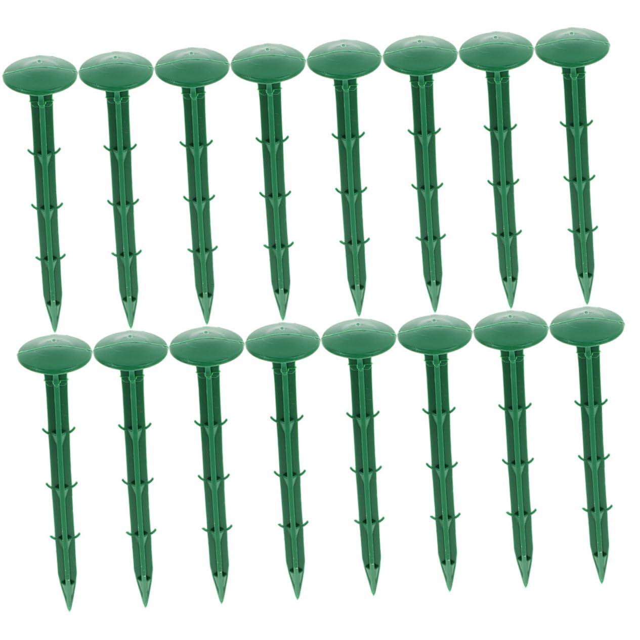 Piquets de jardin rigides en plastique vert haute résistance pour paillage