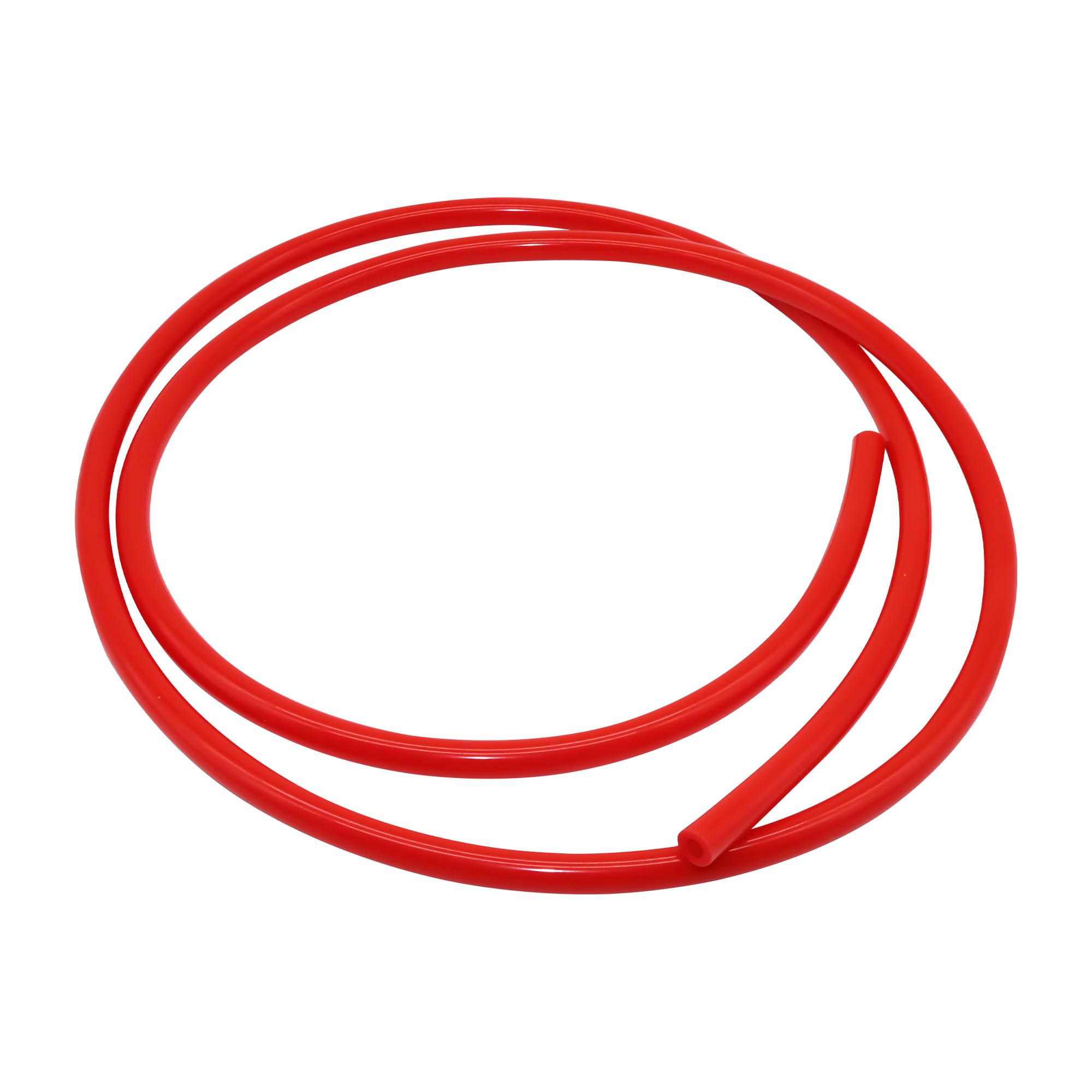 LAVMHAB Silicone Vacuum Hose 10mm ID 16mm OD 3mm Wall Thickness 1.5 Meters (4.9FT), Vacuum Silicone Tubing for Engine (Red)
