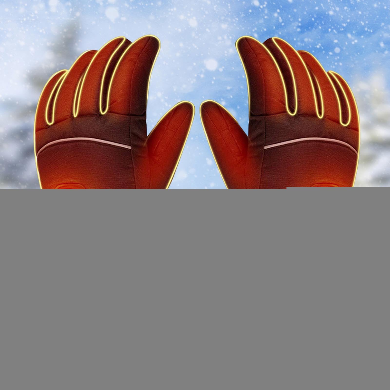 Guantes de Moto calefactables, térmicos para Hombres y Mujeres