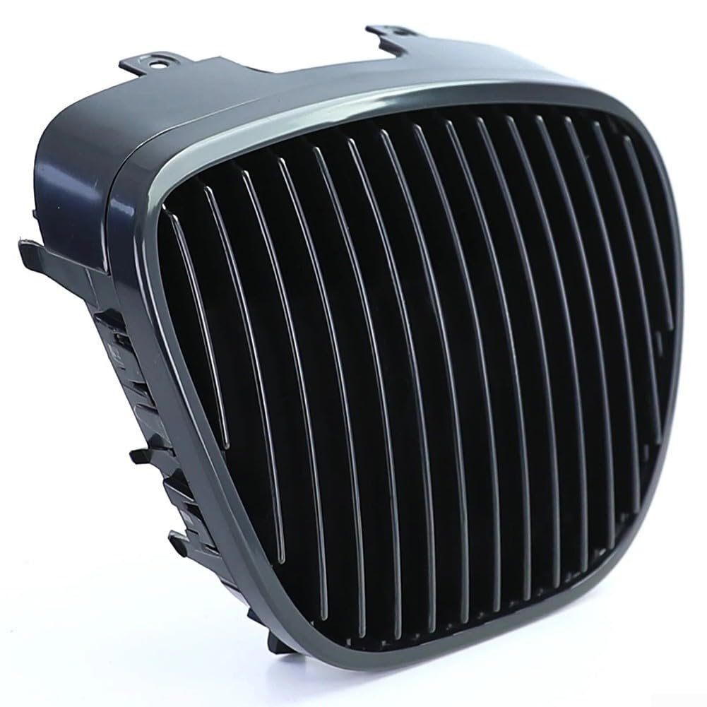 Rejilla delantera sin emblema estilo OEM para Seat para Ibiza 2002-2009, material ABS, pieza de repuesto compatible Seat 6L