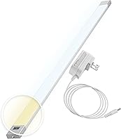 Vista 1 de phonar Paquete de 2 lámparas LED de iluminación debajo del gabinete de 24 pulgadas para cocina, armario, luz LED de color variable debajo