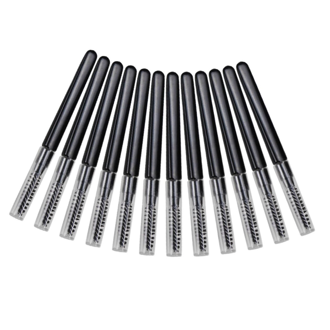 60pezzi Spazzole Portatili Per Sopracciglia e Ciglia Con Coperchi Pennelli Eyelash Combs Per Make up Occhi Per Tutte Le Età