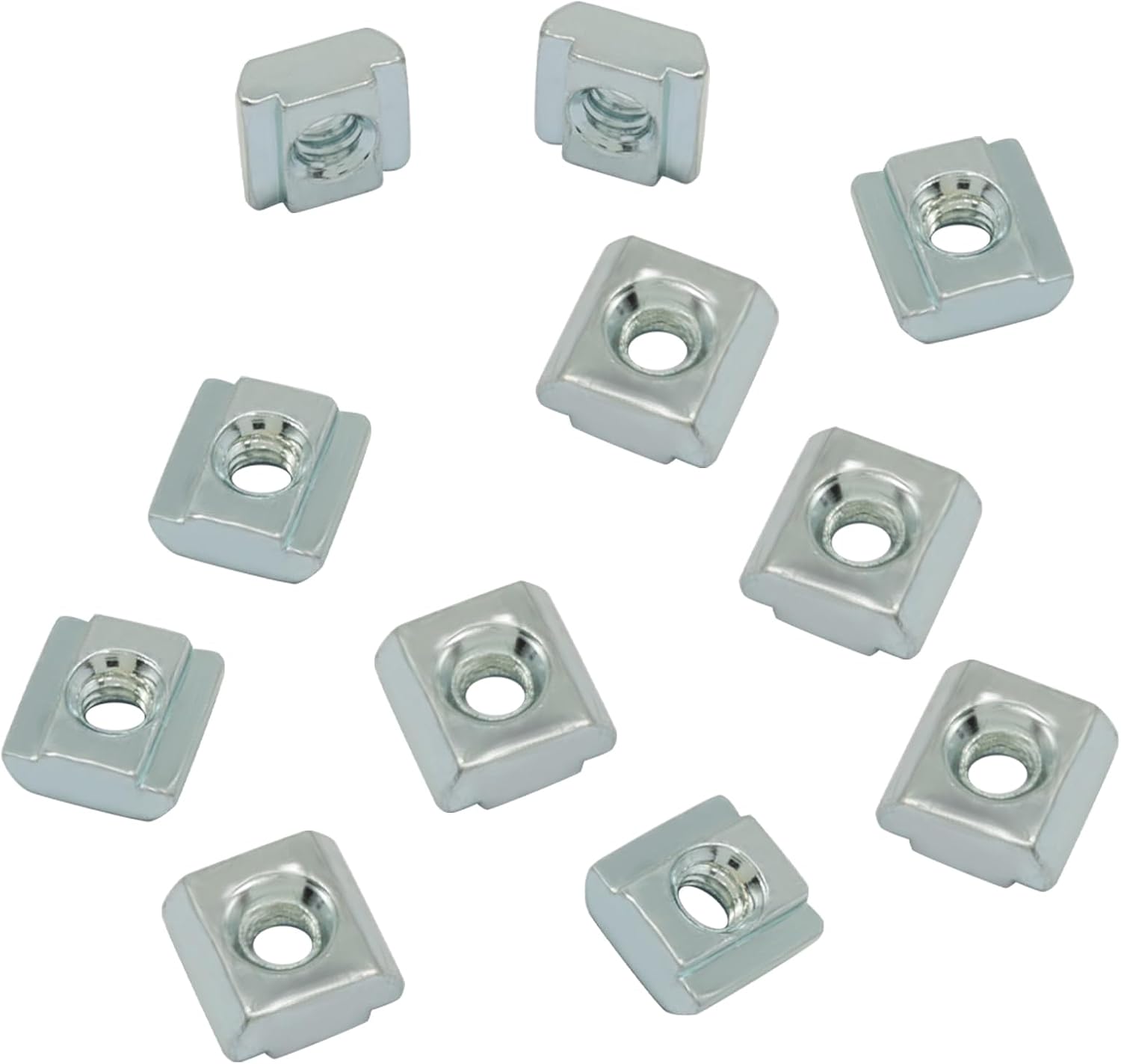 M4 Sliding T Nuts, 100-Pack, 6mm T-Slot