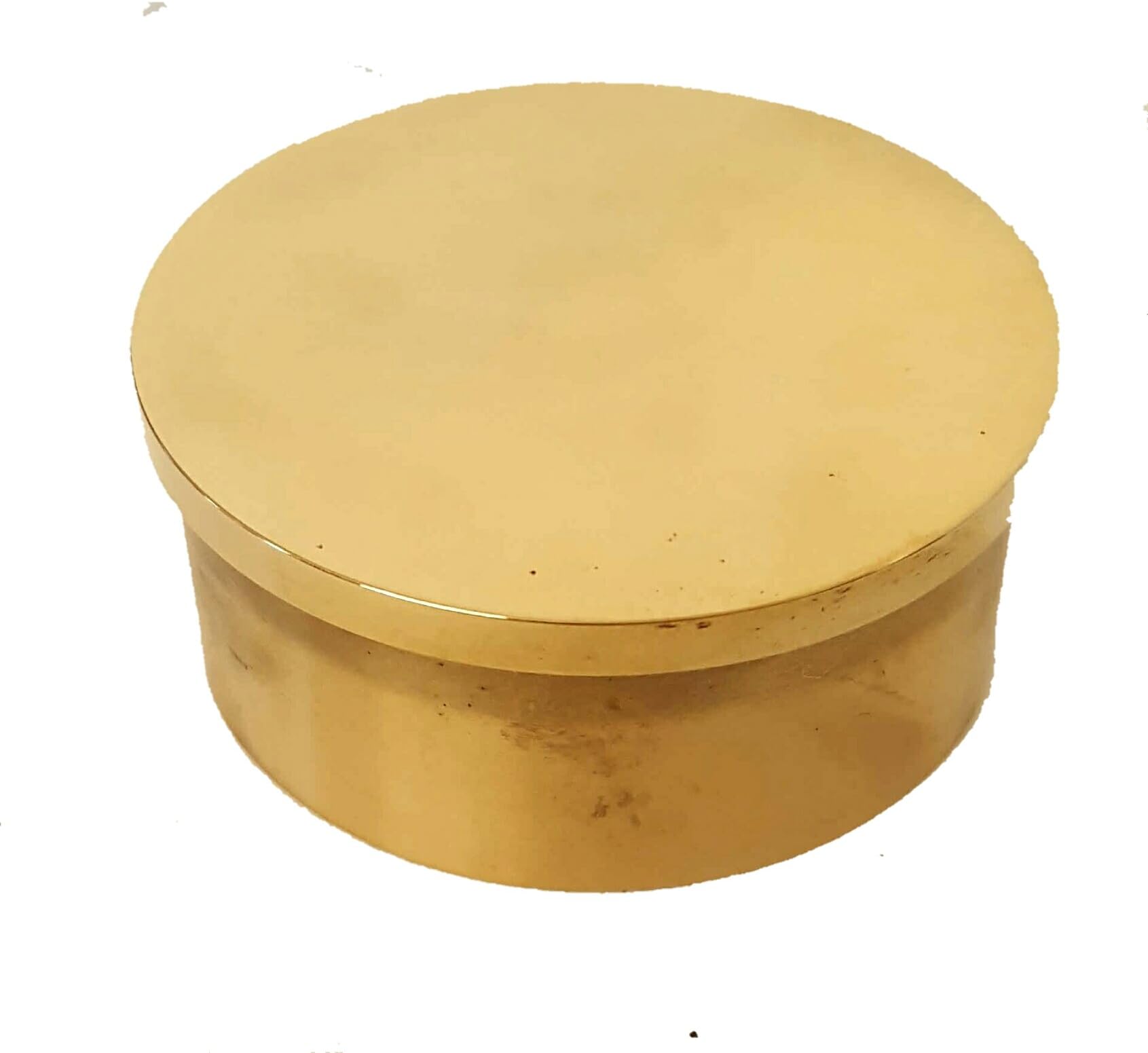 2" OD Brass Flat End Cap- End Finial for bar Foot Rail