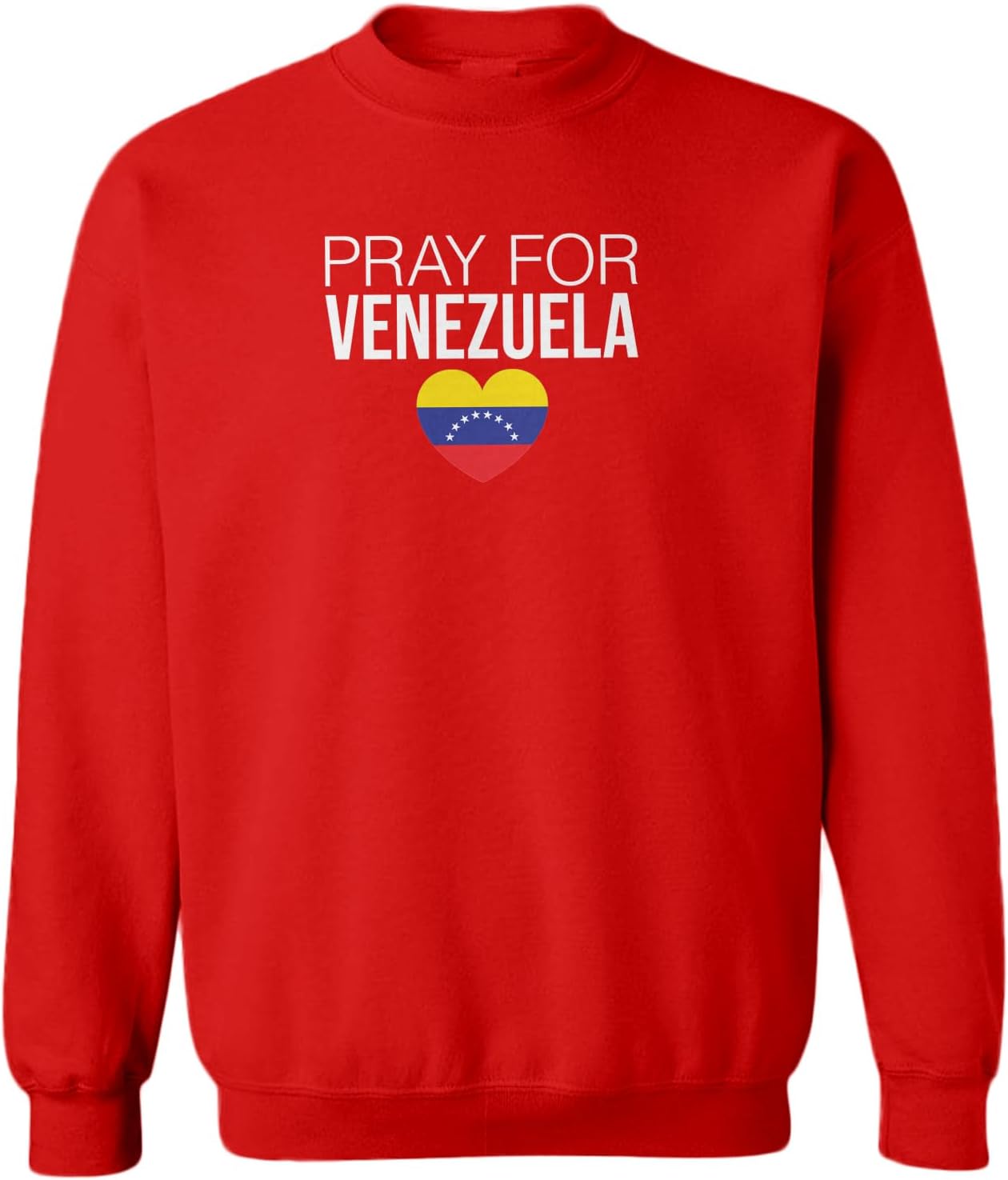 Pray For Venezuela Natural Disaster Toddler Fleece Crewneck Sweater