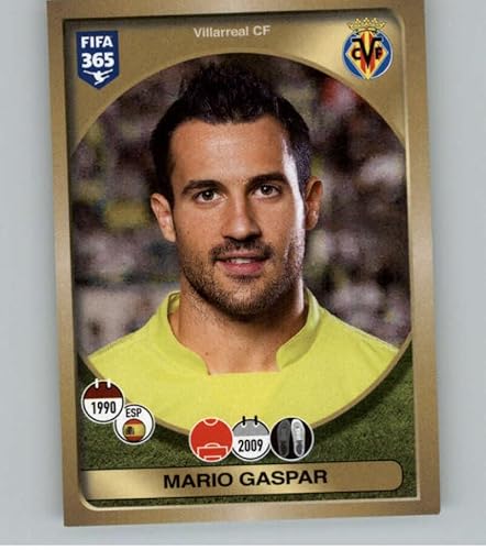 Miniatura 1 de 2016-17 Panini FIFA 365 Stickers #90 Mario Gaspar Villarreal Official Soccer Album Sticker in Raw (NM or Better) Condition