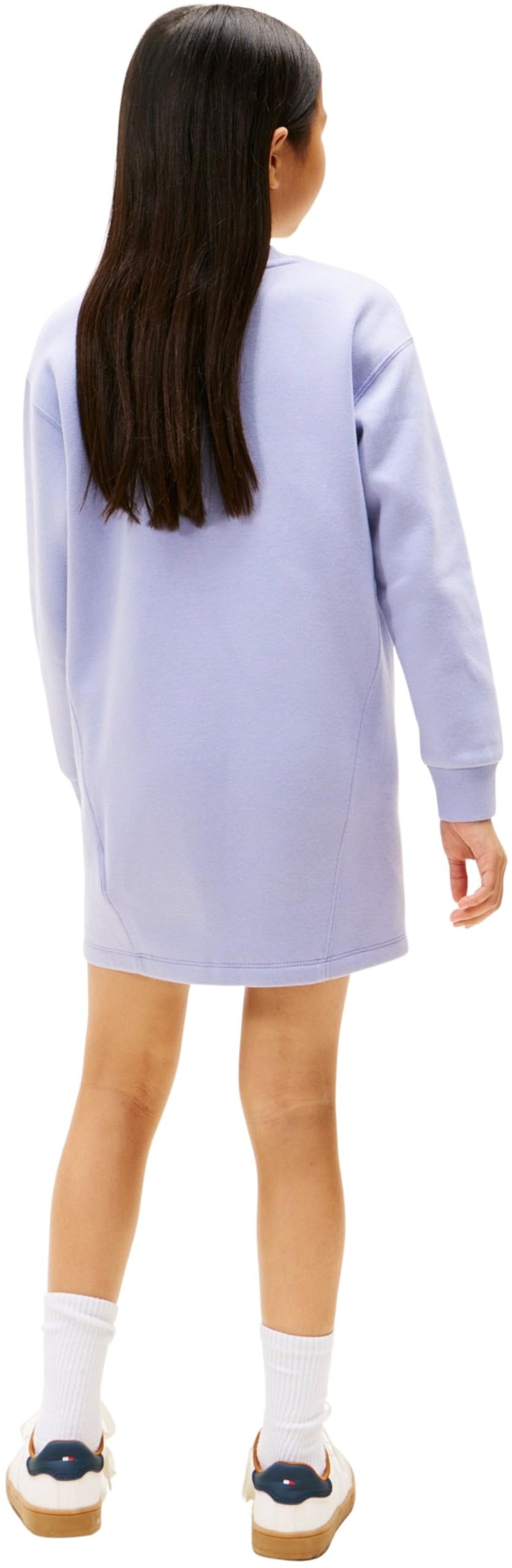 Tommy Hilfiger Mädchen Tommy Puff Flower HWK Dress Ls Kg0kg08946 Sweatshirt-Kleid
