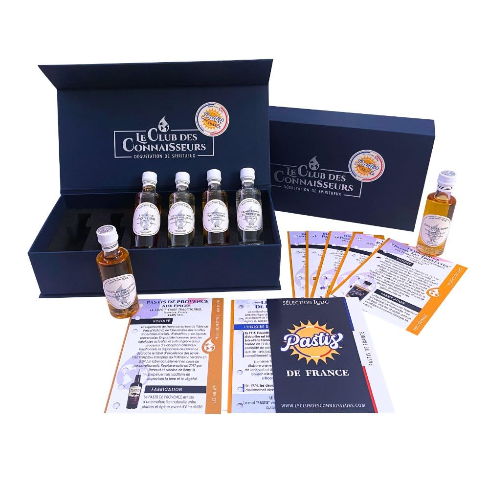 Coffret Dégustation Pastis de France 6 x 40 ml - En Solo Ou En Duo
