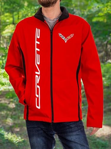 Miniatura 18 de GM Bonded - Chaqueta de poliéster para todas las estaciones, Chevrolet, Corvette, Camaro, Silverado, unisex para hombres y mujeres