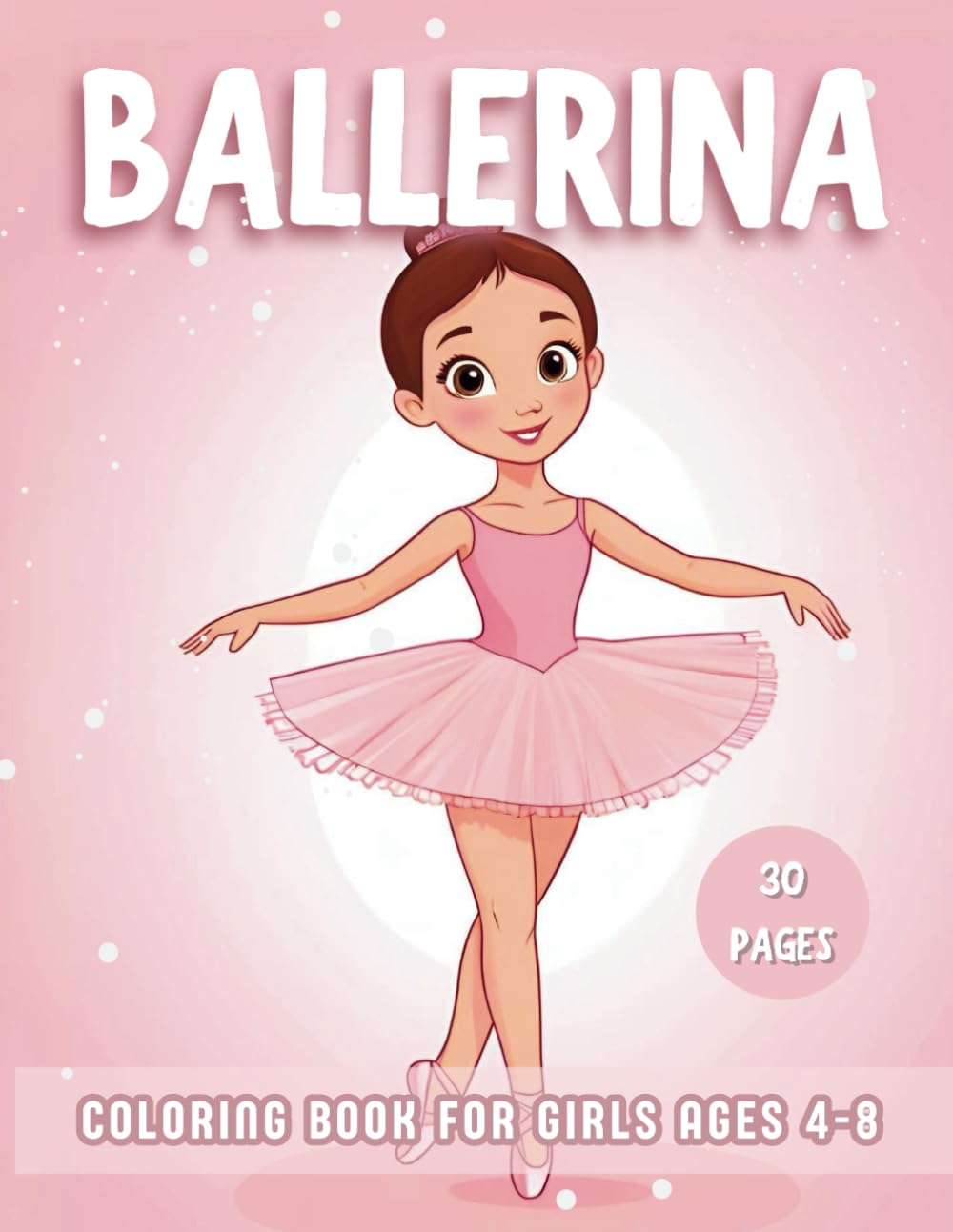Livre de coloriage de ballerine : idée cadeau anniversaire pour petite fille