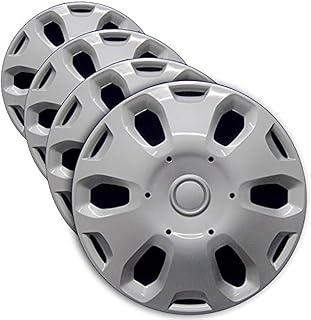 Premium Hubcap Set, Replacement for Ford Transit Connect 2010-2013, 15-inch Wheel Covers (4 Pieces)