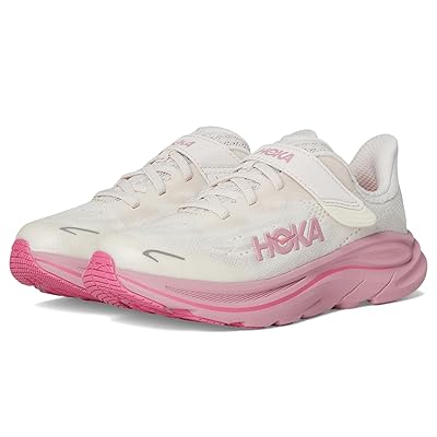 Hoka Kids Clifton 10 (Little Kid) Kids Shoes Rose Cream/Dried Rose